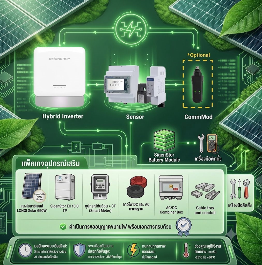 Sigen Hybrid Inverter 10KW — ภาพที่ 1
